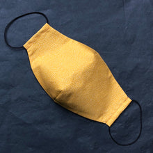 Load image into Gallery viewer, "Ocher Dots" Gesichtsmaske, waschbar, cotton
