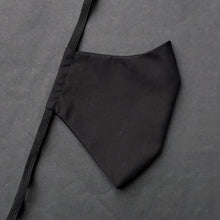 Load image into Gallery viewer, "Black" Gesichtsmaske, waschbar, 100% cotton