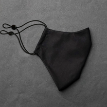 Load image into Gallery viewer, "Black" Gesichtsmaske, waschbar, 100% cotton