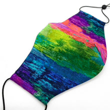 Load image into Gallery viewer, "Match your mood" Maske mit Gummi um die Ohren, Gesichtsmaske waschbar, 100% Baumwolle