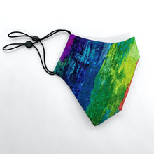 Load image into Gallery viewer, "Match your mood" Maske mit Gummi um die Ohren, Gesichtsmaske waschbar, 100% Baumwolle